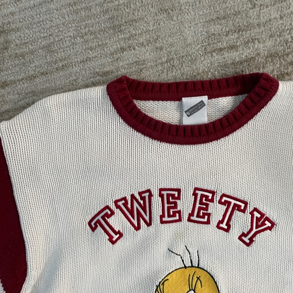 Vintage Tweety Knit Sweater Size Medium - Picture 7 of 7